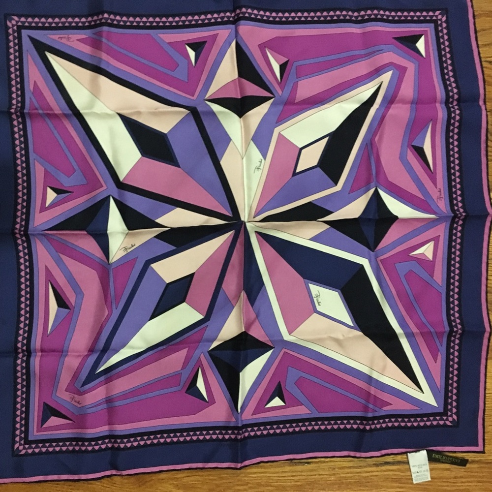 Emilio Pucci silk scarf