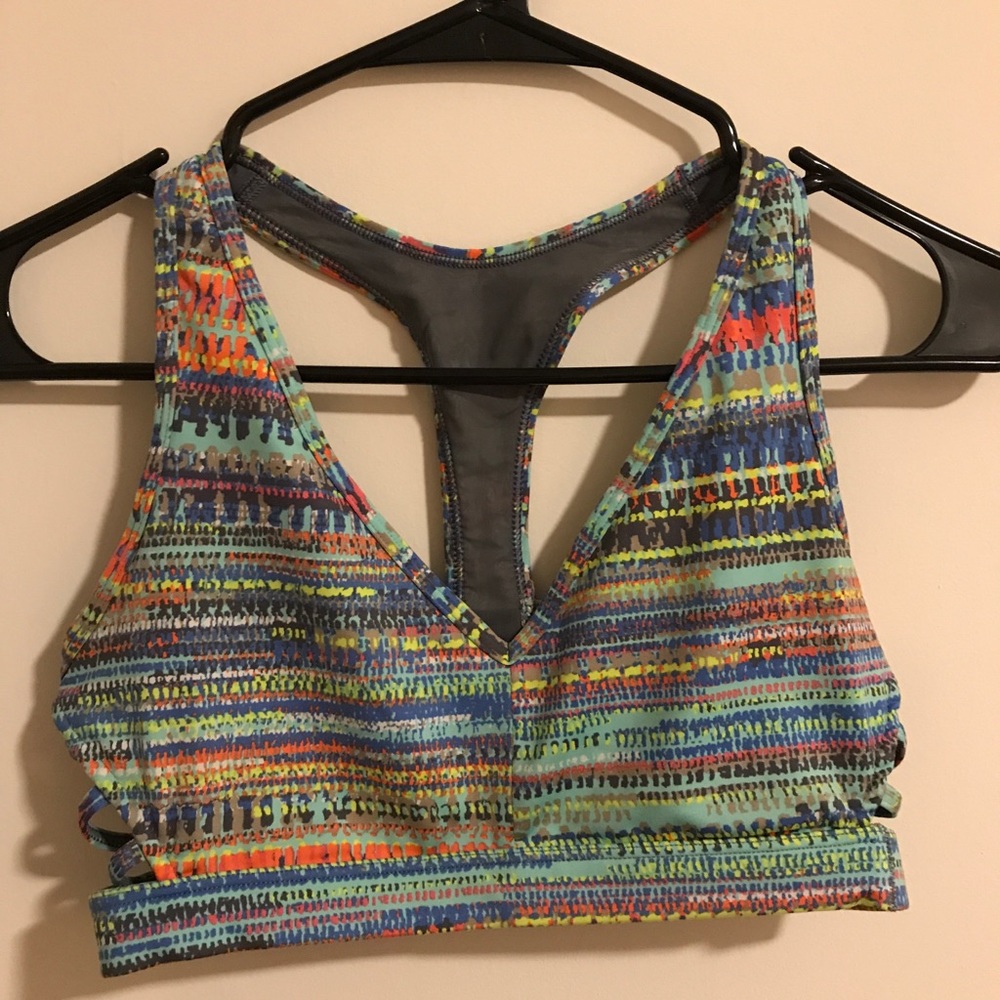 Strappy sports bra by VSX/Victoria’s Secret