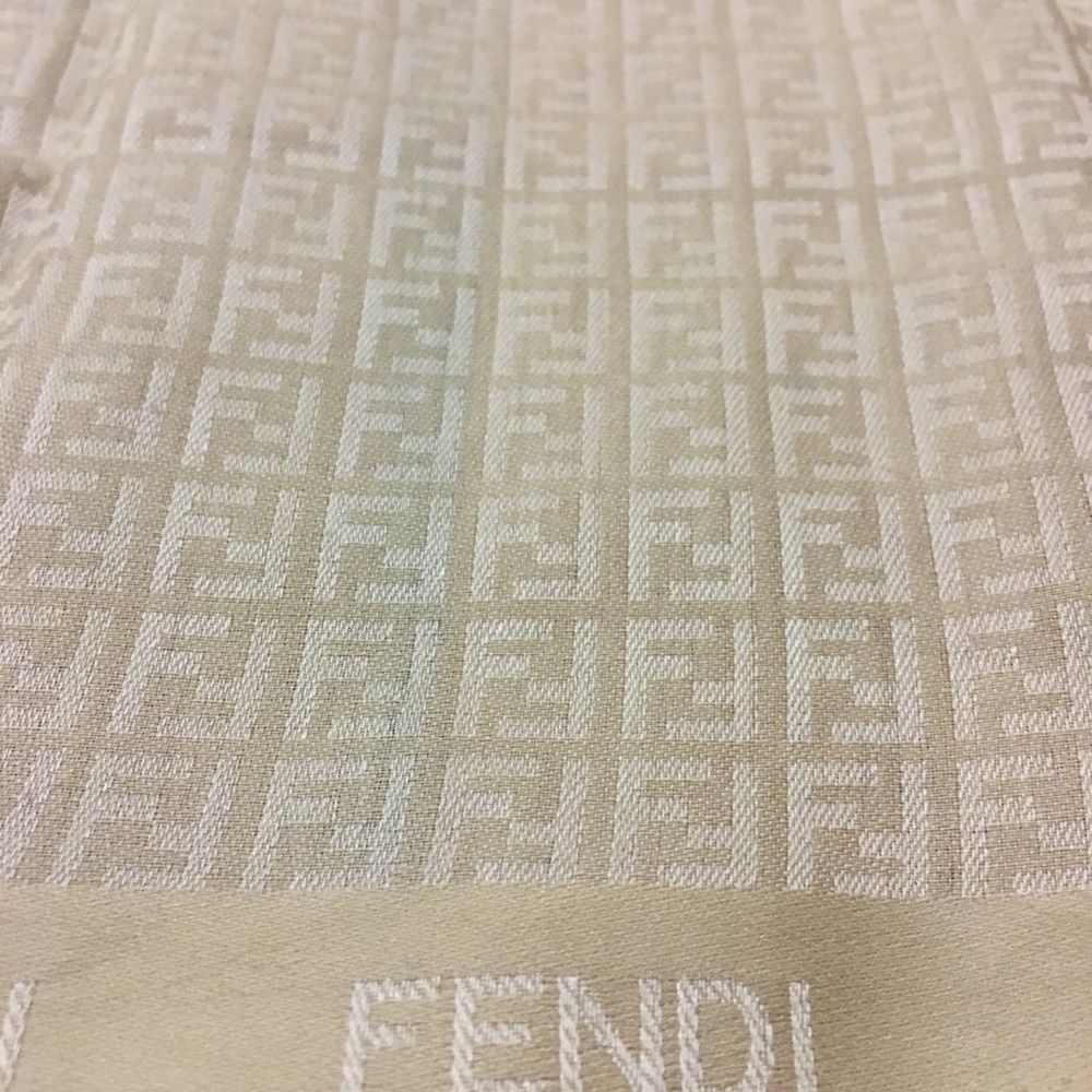 Fendi cotton square scarf