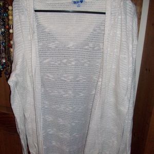 Long Sleeved Lace Hooded Cardigan