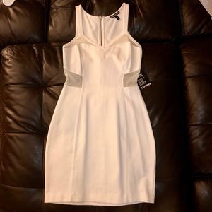 Brand new EXPRESS white mesh dress sz 4