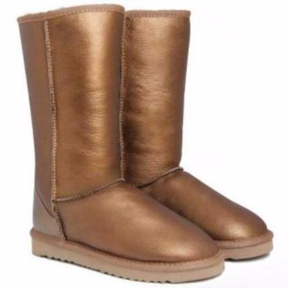 metallic uggs tall metallic uggs tall