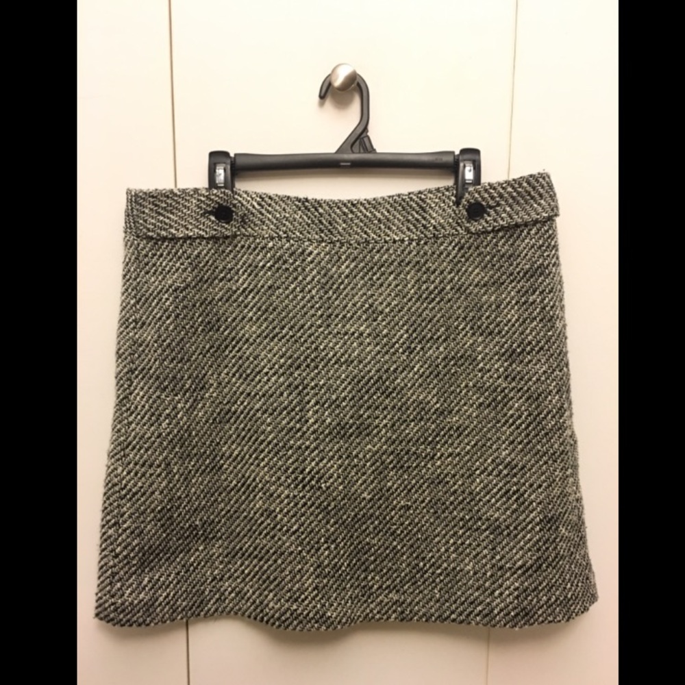 Loft B&W Tweed Pencil Skirt Size 16
