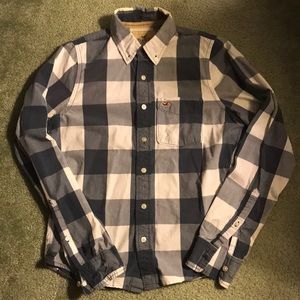 Hollister plaid button up