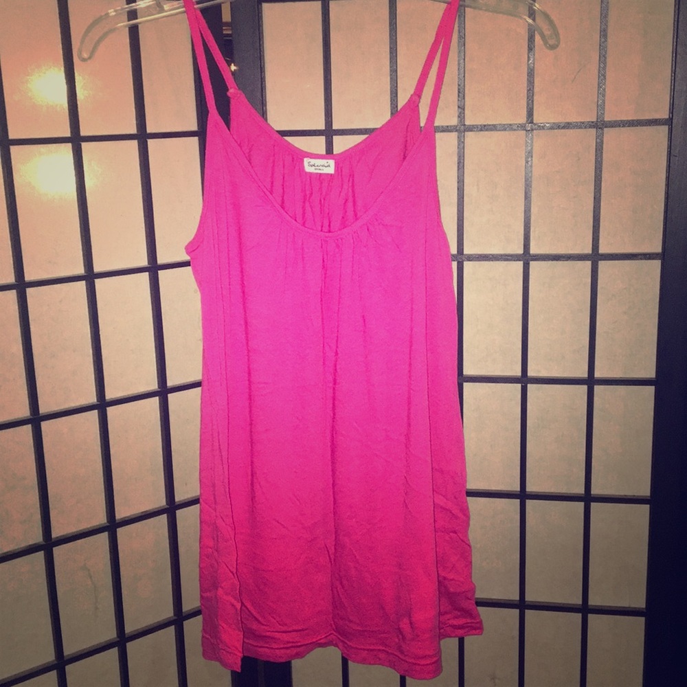 Sassy hot pink camisole tank top by Splendid. ❤️
