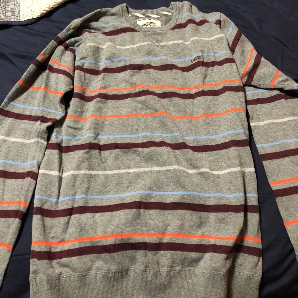 Vans striped sweater.