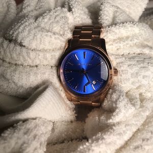 Women’s Michael Kors Gold/Blue face watch