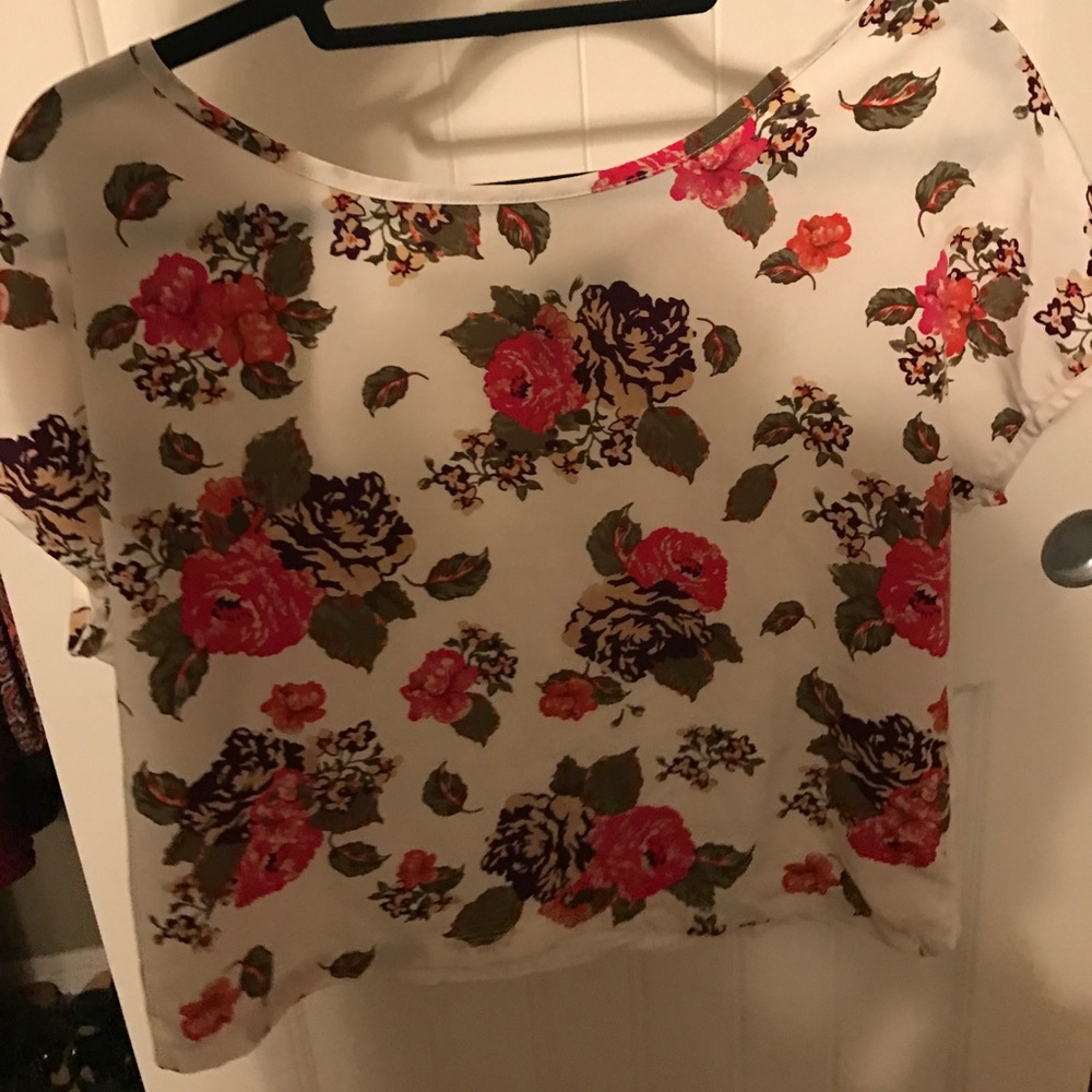 Flower blouse from Nordstrom