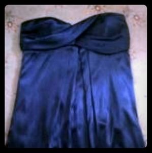 Blue mini dress