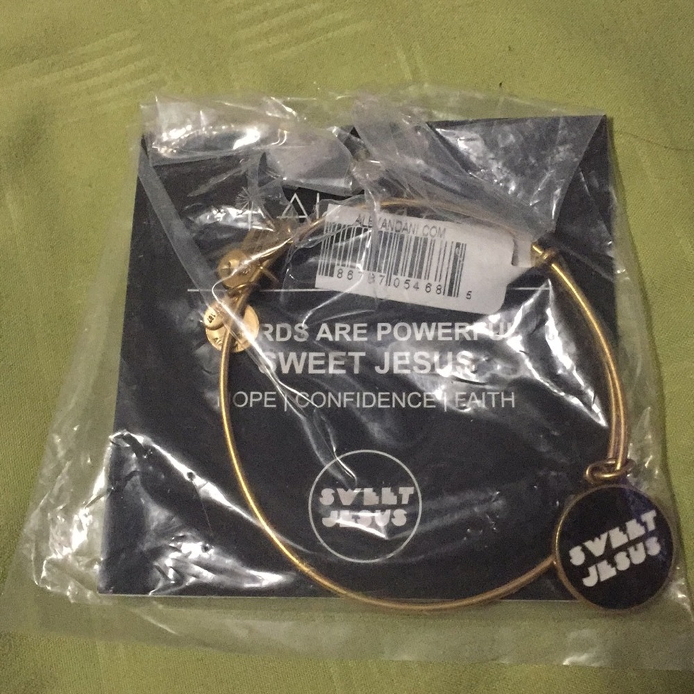 NWT Alex & Ani - "Sweet Jesus" Gold