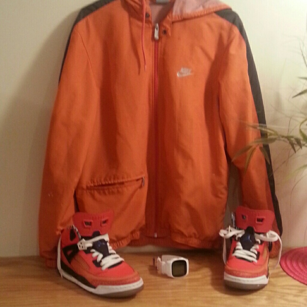 Nike jacket and spikeez