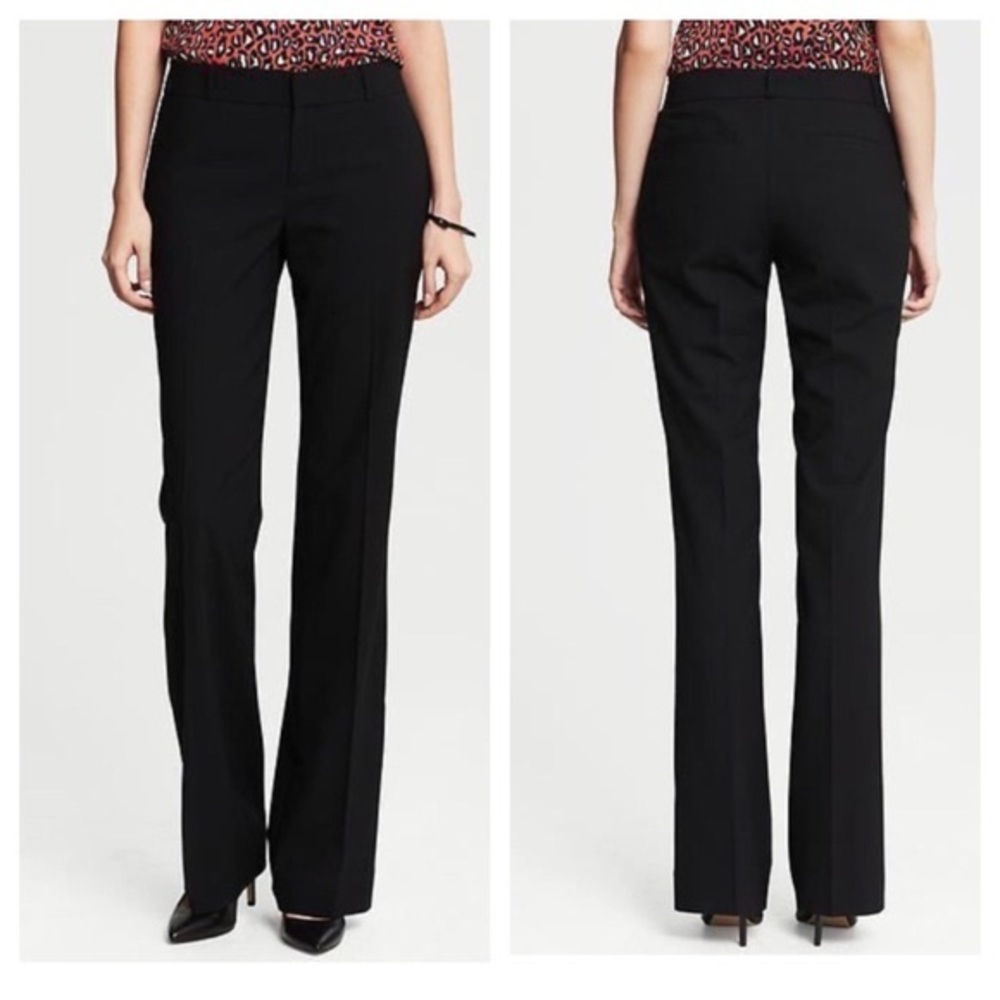 Banana Republic EUC "Martin" Fit Black Trouser 2R