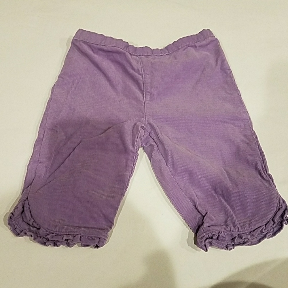 Girls Ralph Lauren purple corduroy pants 9M