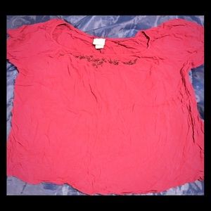 Jaclyn smith short sleeve shirt. Sz 2x