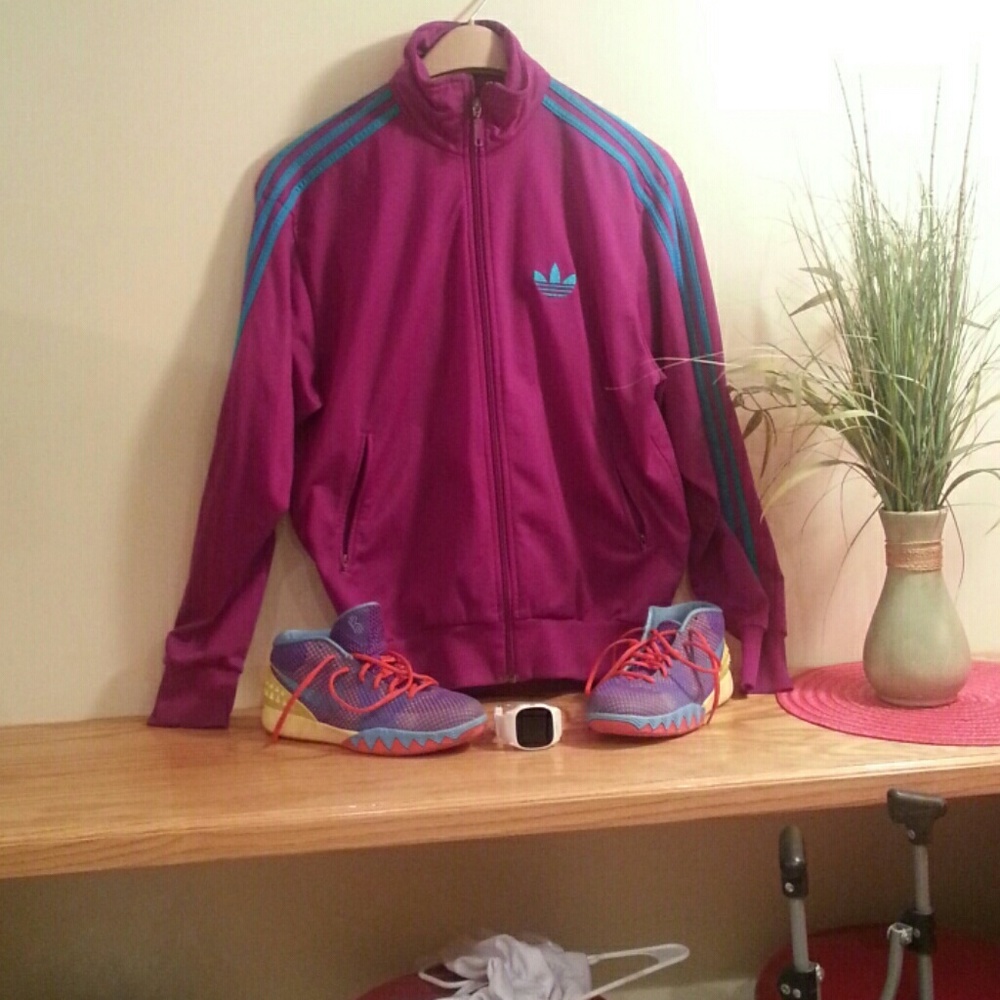 Addidas jacket and kyree irvings