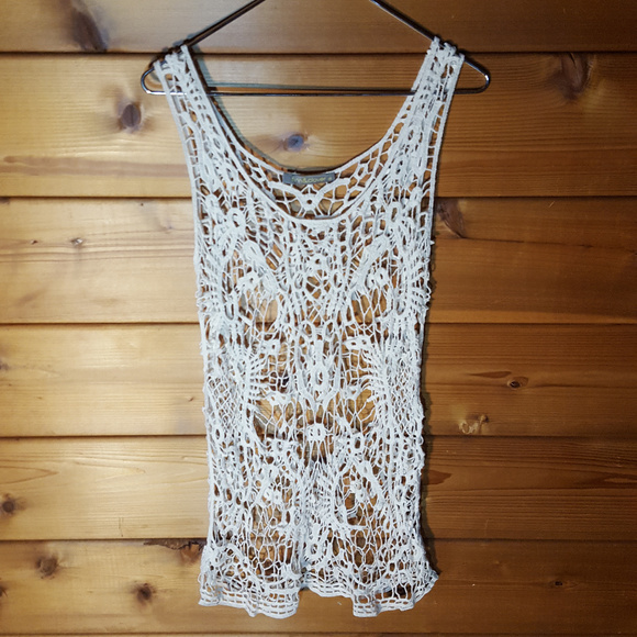 Creme Lace Cover Up - Picture 2 of 5