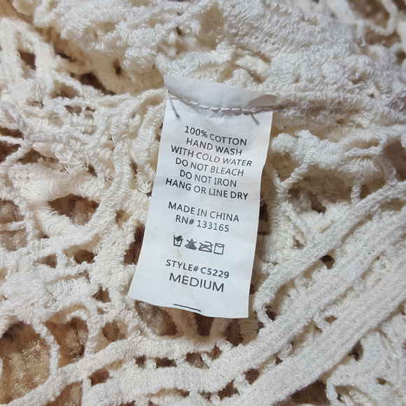 Creme Lace Cover Up - Picture 5 of 5