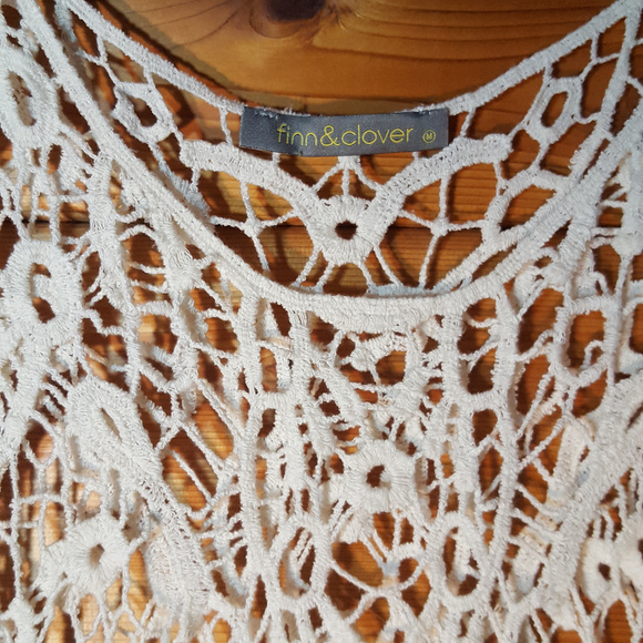 Creme Lace Cover Up - Picture 3 of 5