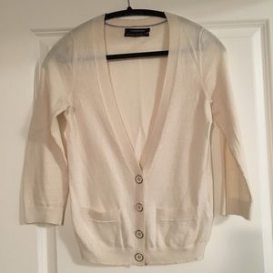 Club Monaco cream cardigan in xs.