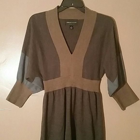 🌟Caramel Dolman Sleeve Sweater Dress🌟 - Picture 4 of 8