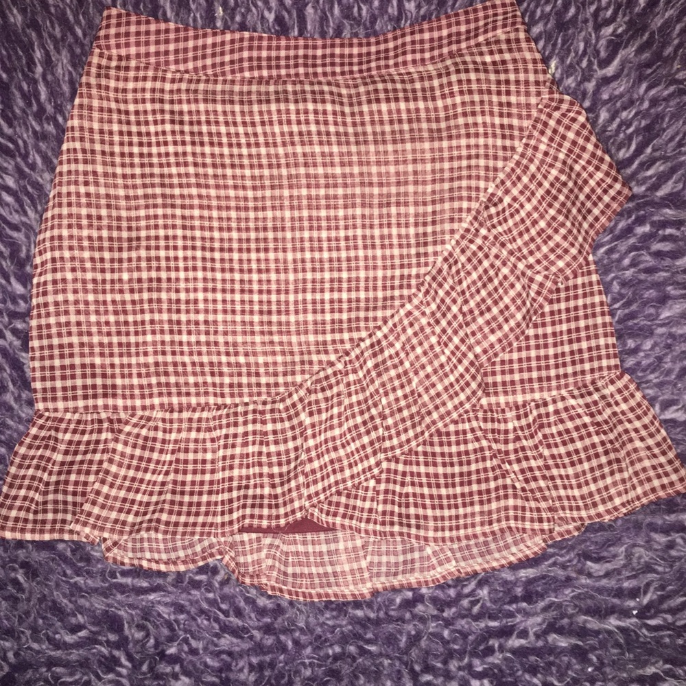 Cotton Candy LA Checkered Mini Skirt