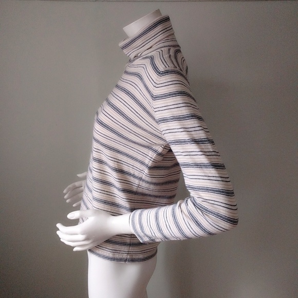 VTG Armani Striped Merino Wool Sweater S M - Picture 3 of 6