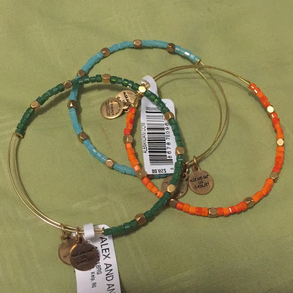 NWT Alex & Ani - Odyssey collection group of 3