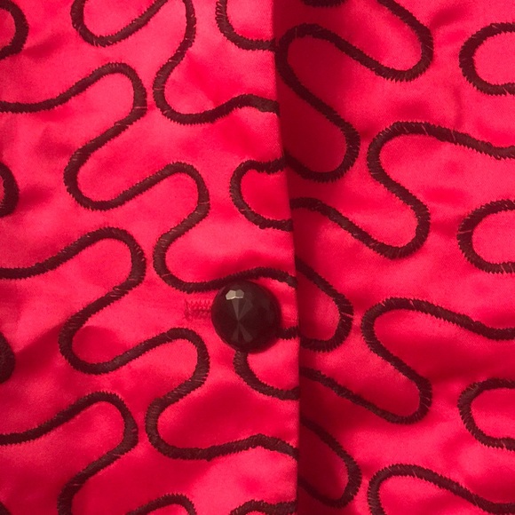 Vintage pink embroidered blazer - Picture 3 of 5