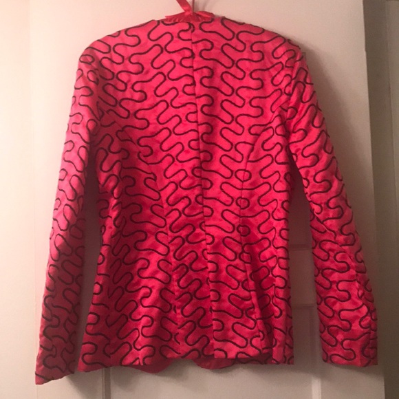 Vintage pink embroidered blazer - Picture 5 of 5