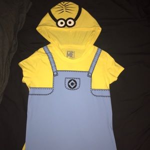 Hooded Minion Juniors Shirt