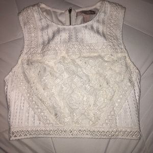 Forever 21 Crop Top with zipper