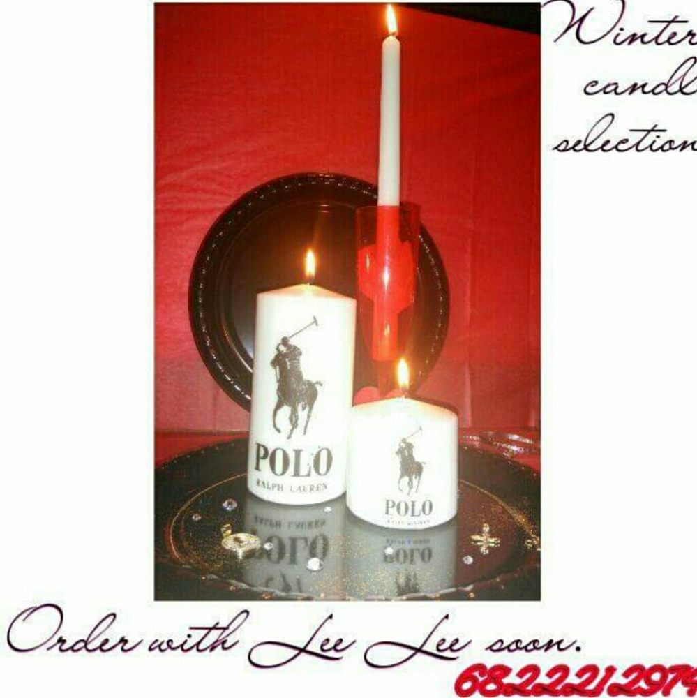 Customized candles.