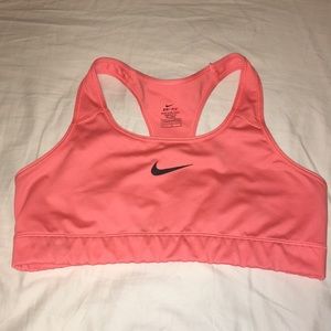 FINAL SALE Salmon Nike Sports Bra