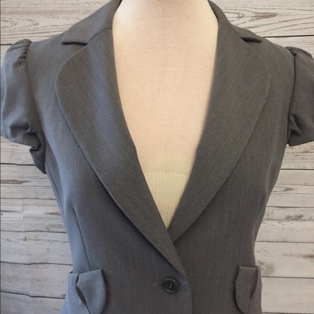 Bcbg  maxazaria  blazer size small grey