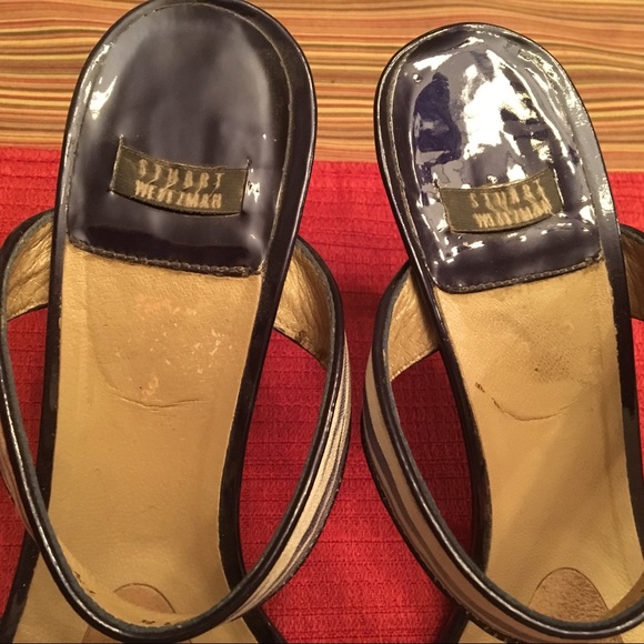 Stewart Weitzman 3” heels, size 37.5, open toe - Picture 4 of 5