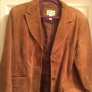 Washable suede jacket