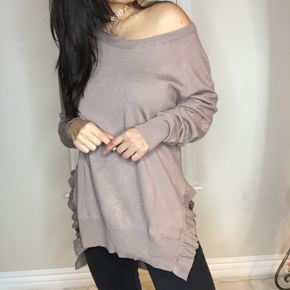 Soft pullover high low sweater - Picture 2 of 7