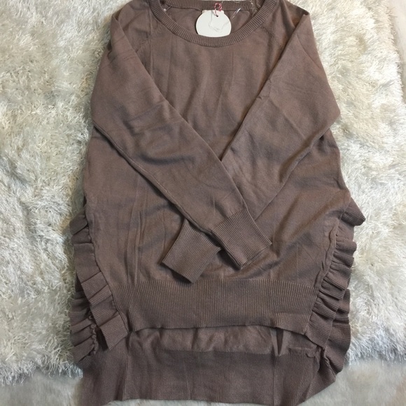 Soft pullover high low sweater - Picture 5 of 7