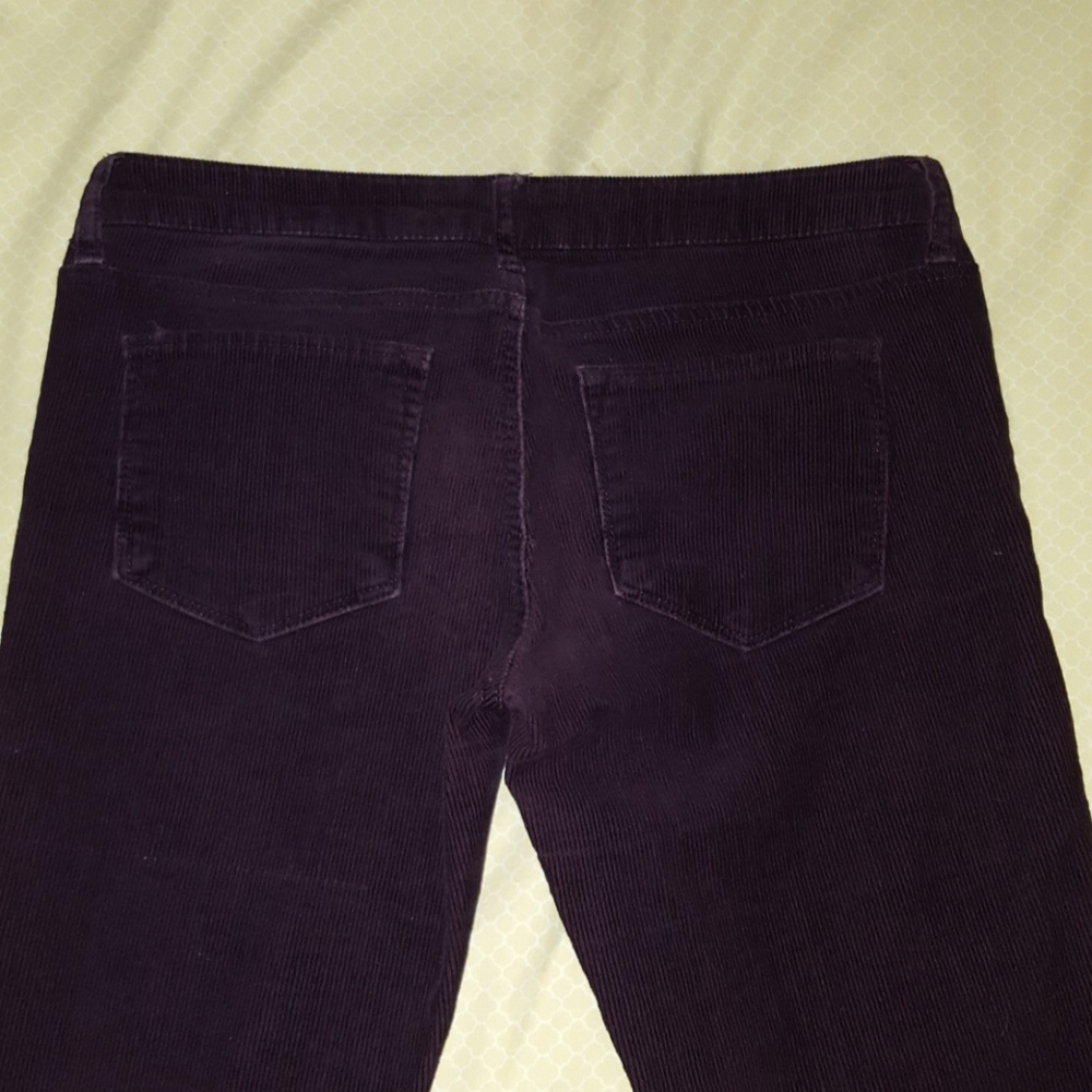 Plum Corduroy Pants
