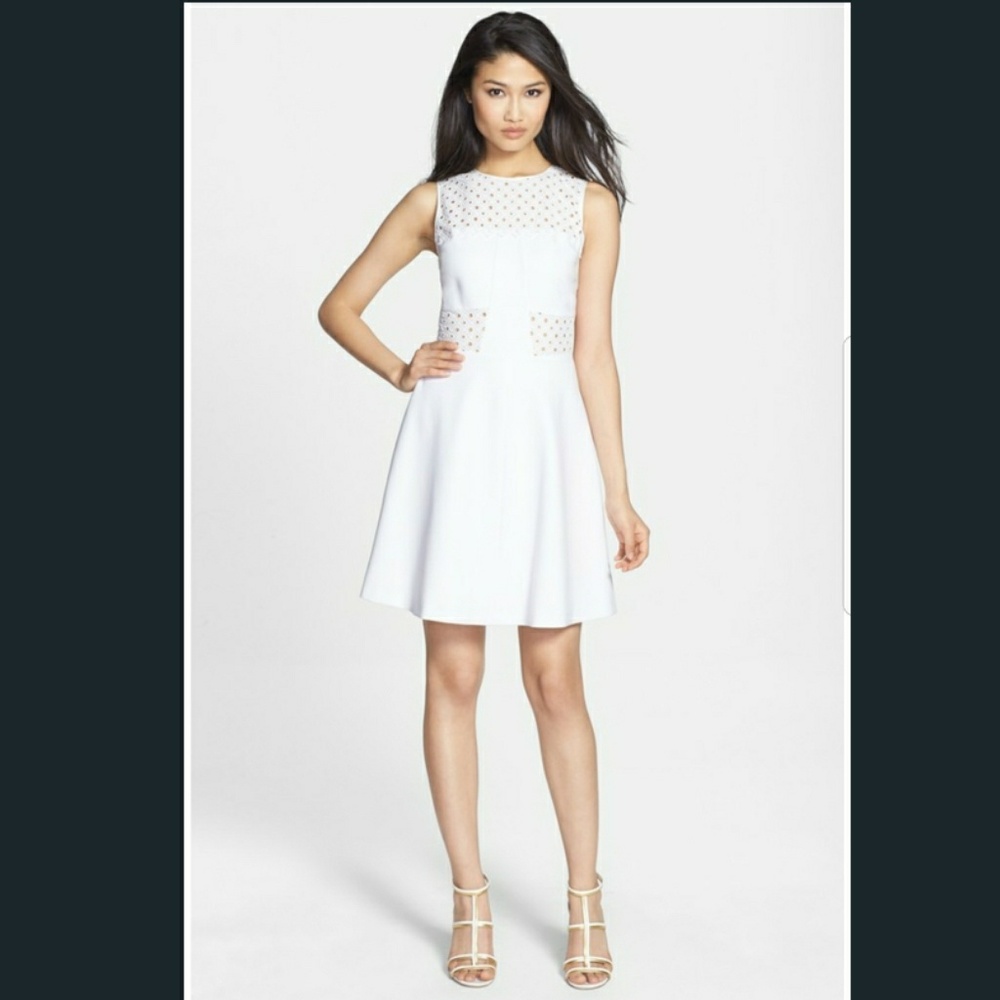 Rebecca Taylor's Aline Eyelot Fit & Flare