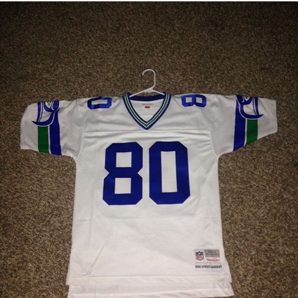Medium Seahawks Throwback jersey Steve Largent