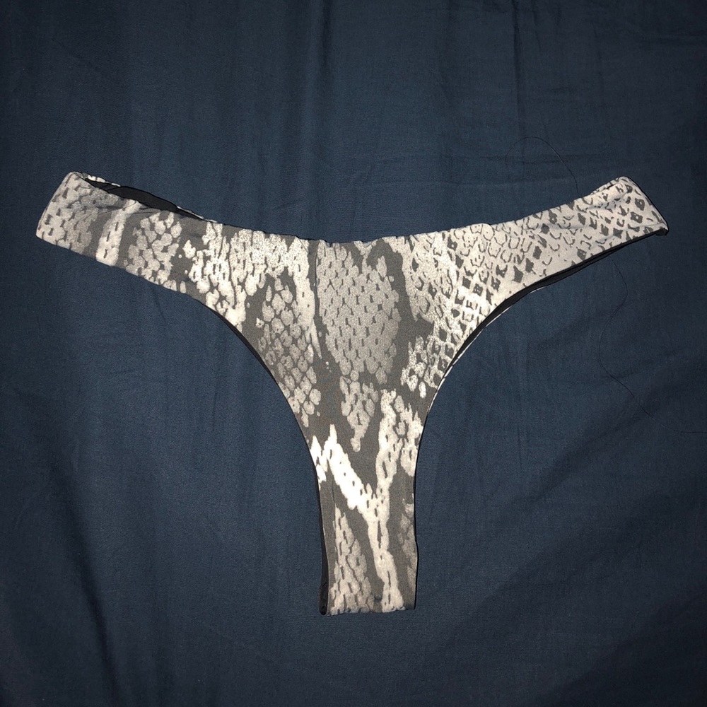 San Lorenzo snakeskin thong bikini