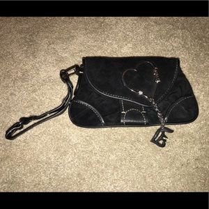 Juicy Couture Black Wristlet