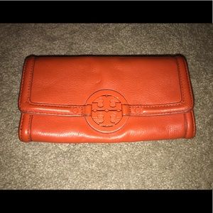 Tory Burch Orange Wallet