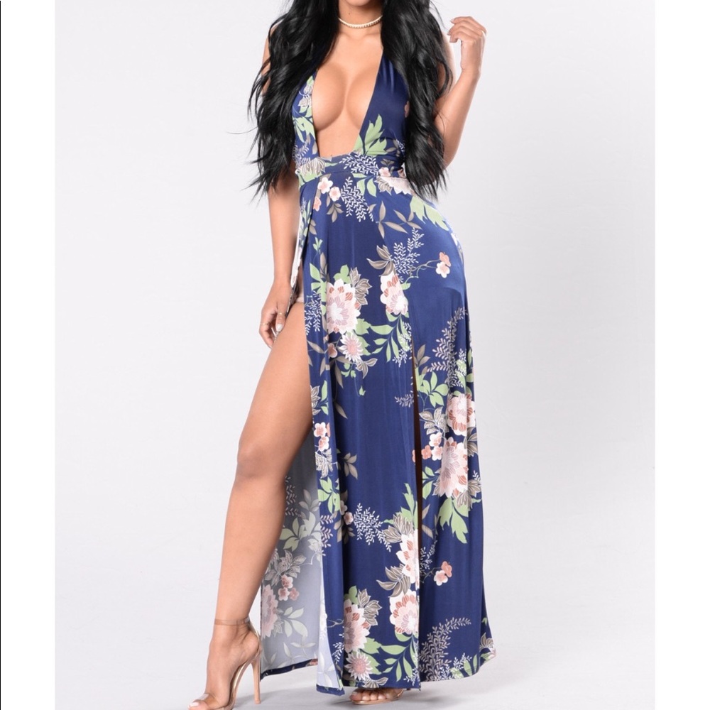 Firm💰Fashion Nova Tropical Maxi 🐠 🌴
