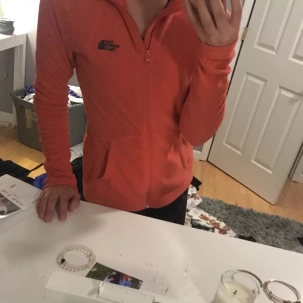 The North Face rubbing zip up