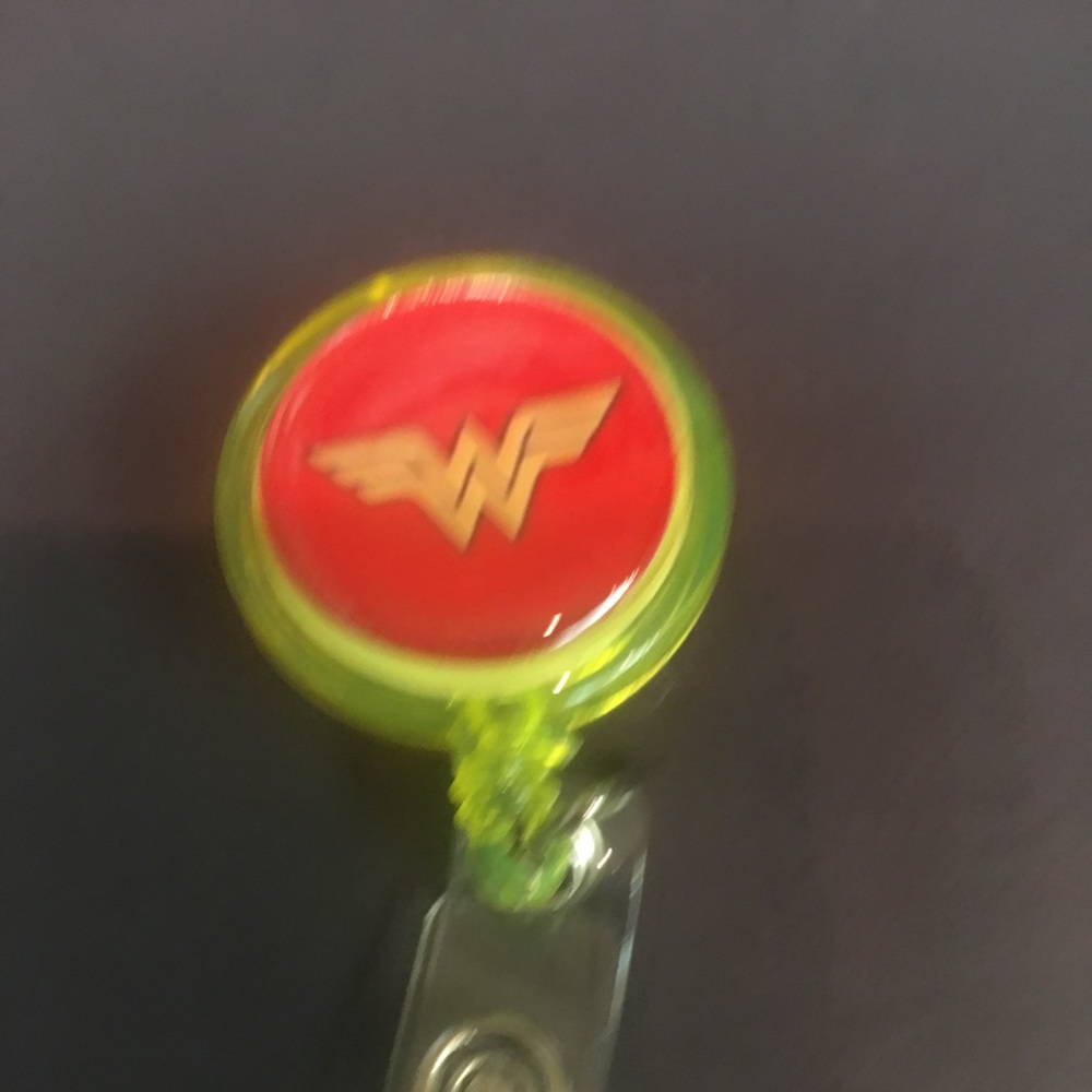 Wonder woman badge holder