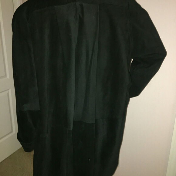 Black suead coat - Picture 2 of 3
