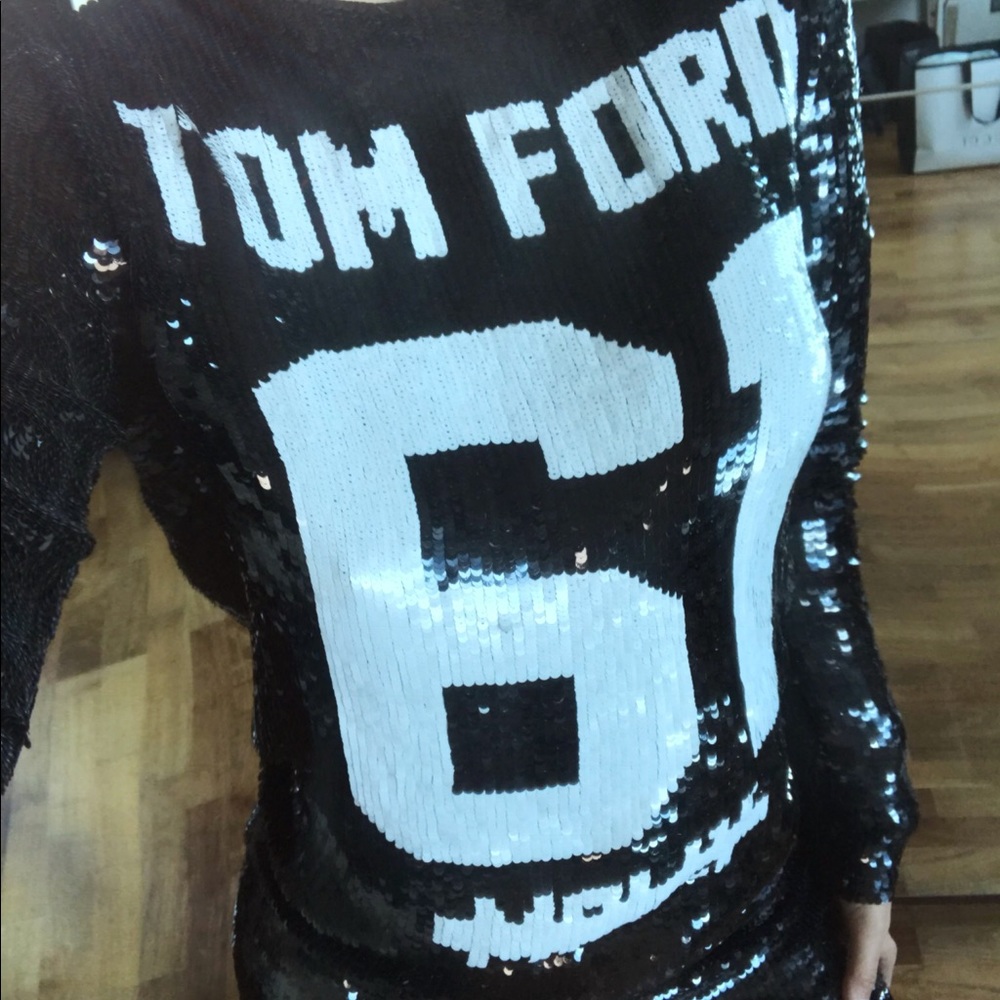 **SOLD** Tom Ford BRAND NEW WITH TAGS sequin dress - Picture 3 of 5
