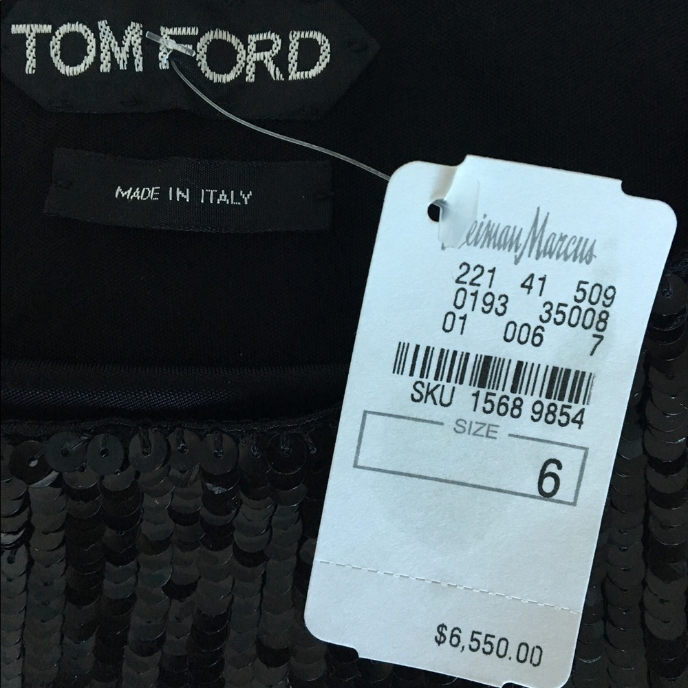 **SOLD** Tom Ford BRAND NEW WITH TAGS sequin dress - Picture 5 of 5